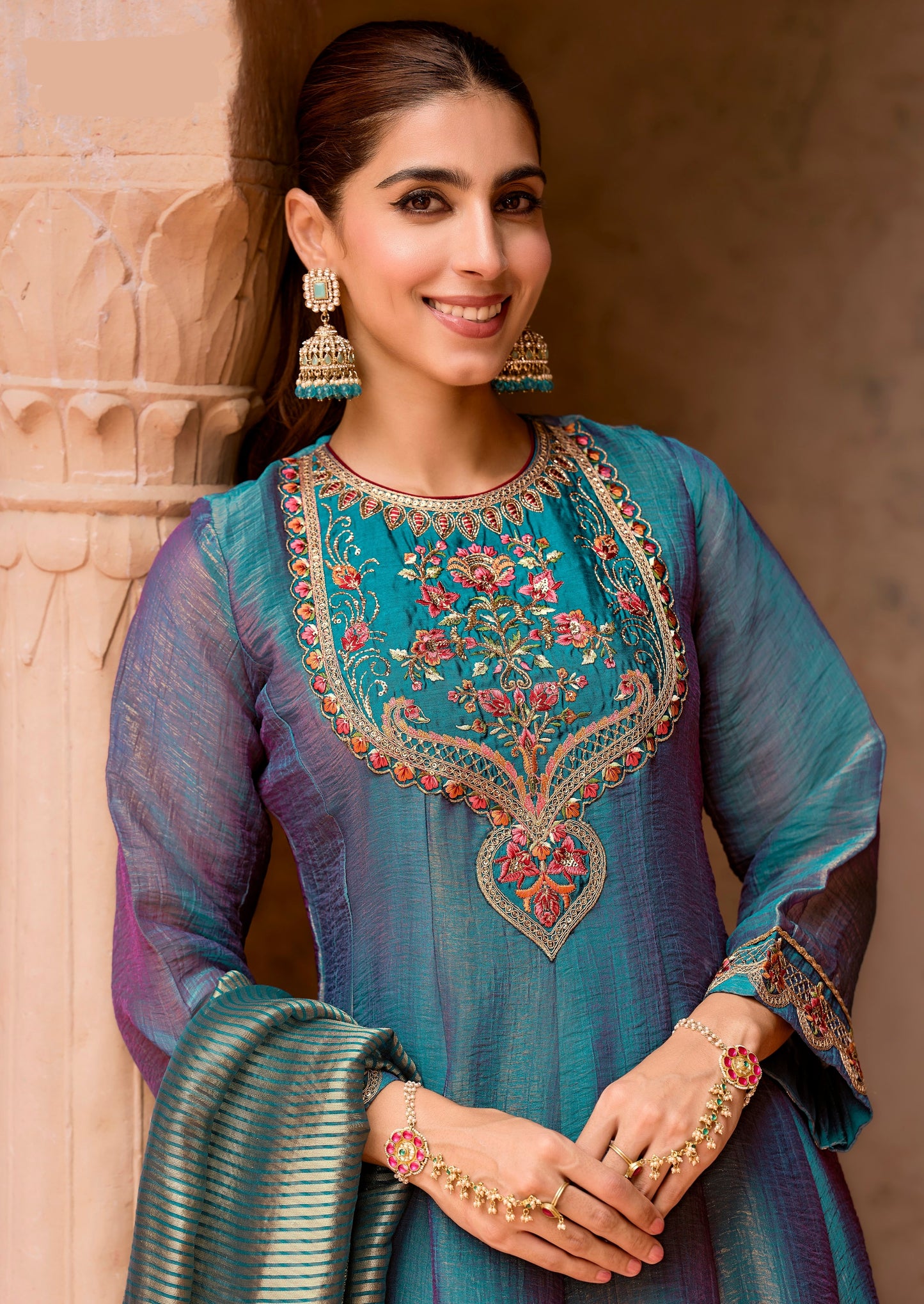 Women's Embroidered Anarkali Salwar Suits