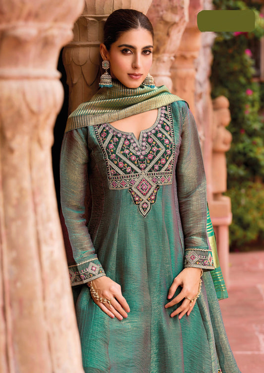 Women's Embroidered Anarkali Salwar Suits