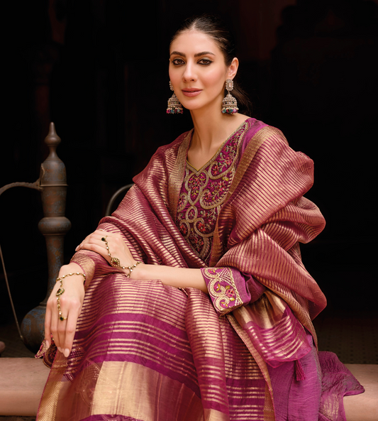 Women's Embroidered Anarkali Salwar Suits