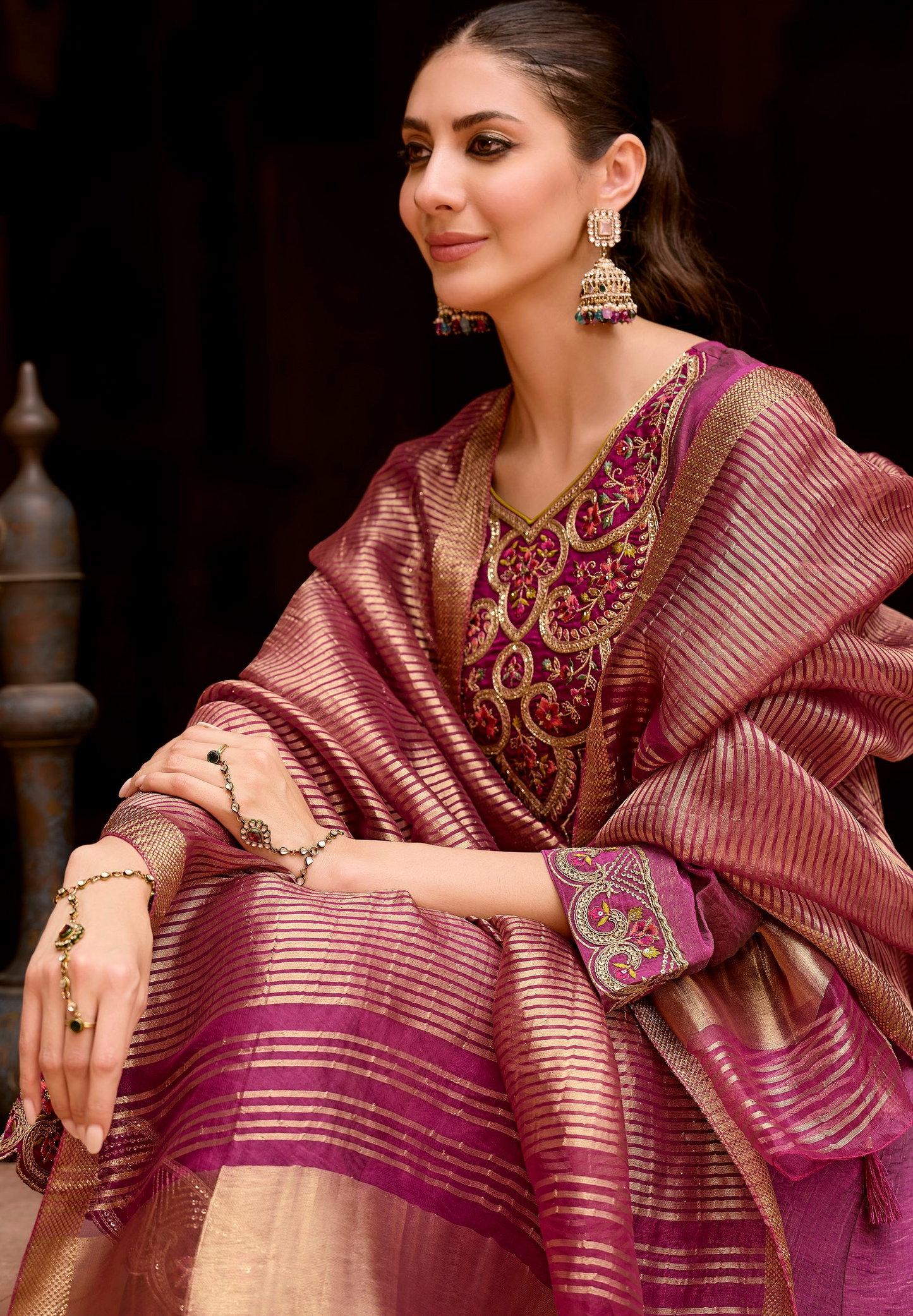 Women's Embroidered Anarkali Salwar Suits