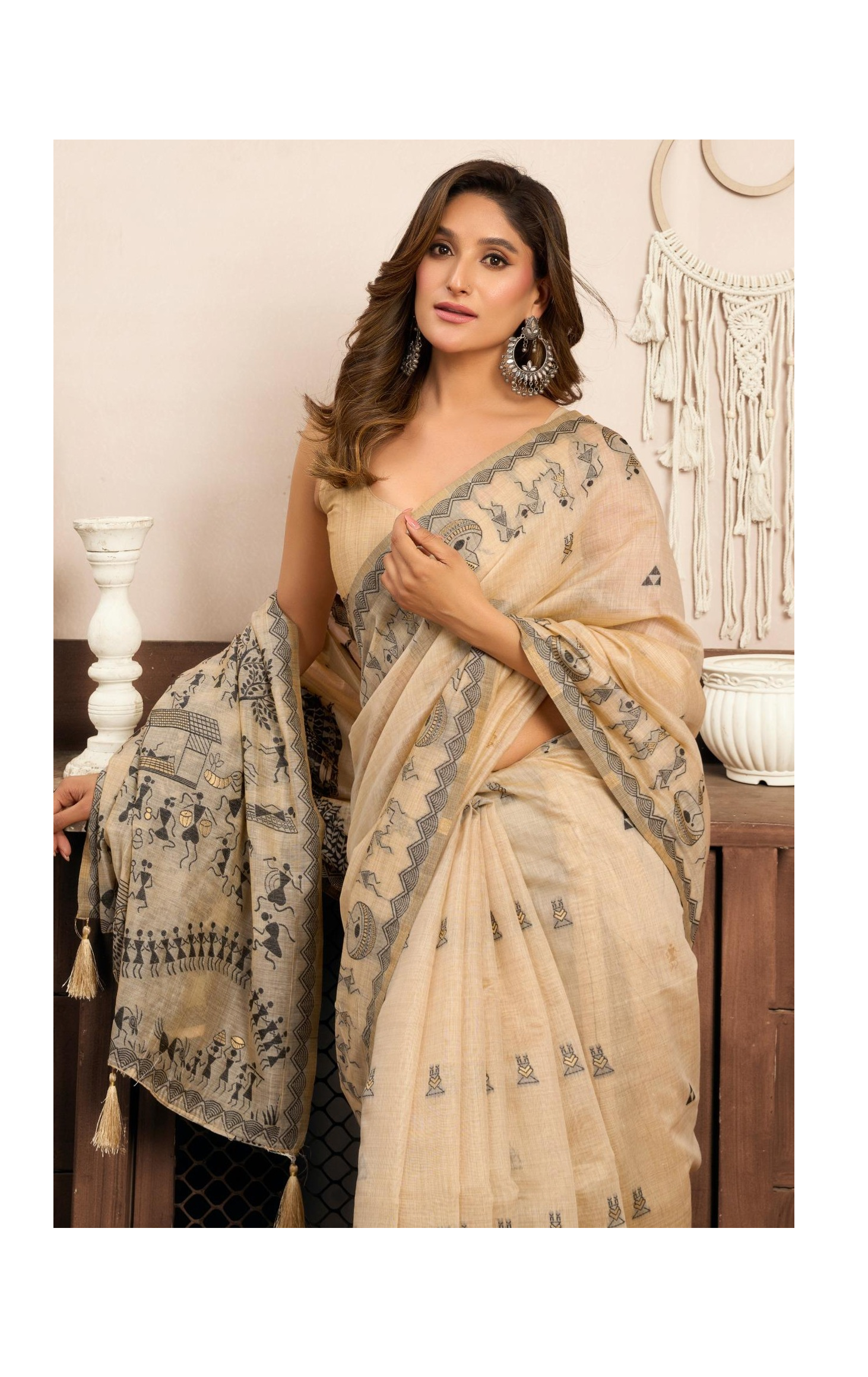 Where Confidence Wears a Saree