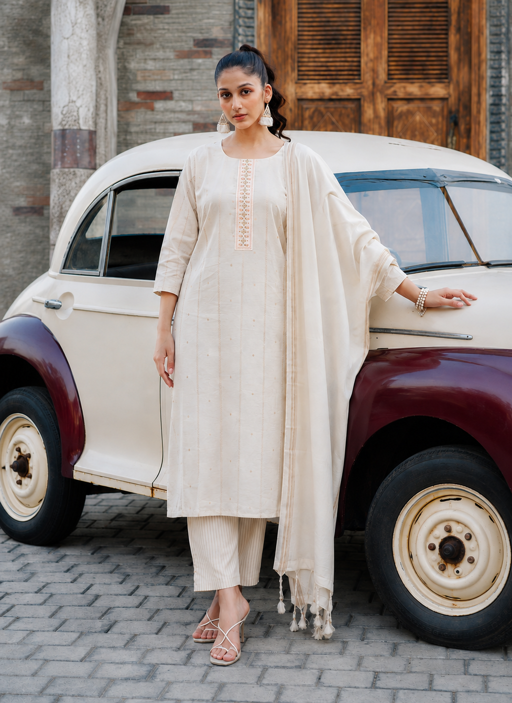Rose Lily Women’s 3 Piece Salwar Suit Set | Printed Kurta with Bottom & Dupatta | Elegant Ethnic Wear for Festive, Party & Casual Occasions | Sizes M-XXL