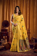 Rose Lily Premium Traditional Saree - Yellow