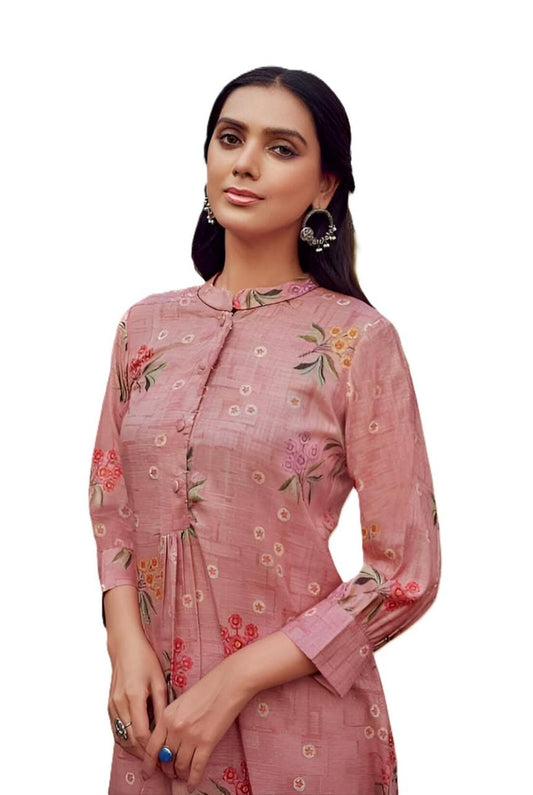 Women's Cotton Kurti, Three Quarter Sleeve, Knee Length