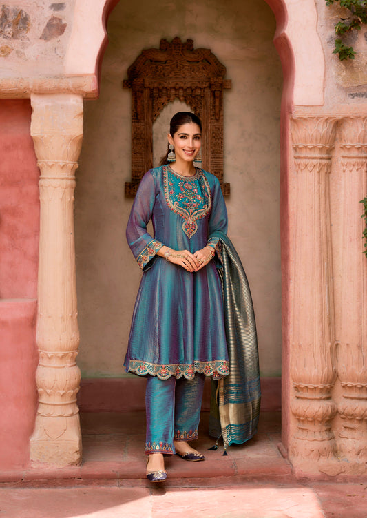Women's Embroidered Anarkali Salwar Suits