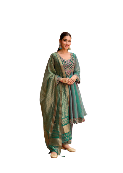 Women's Embroidered Anarkali Salwar Suits