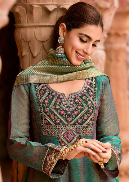 Women's Embroidered Anarkali Salwar Suits