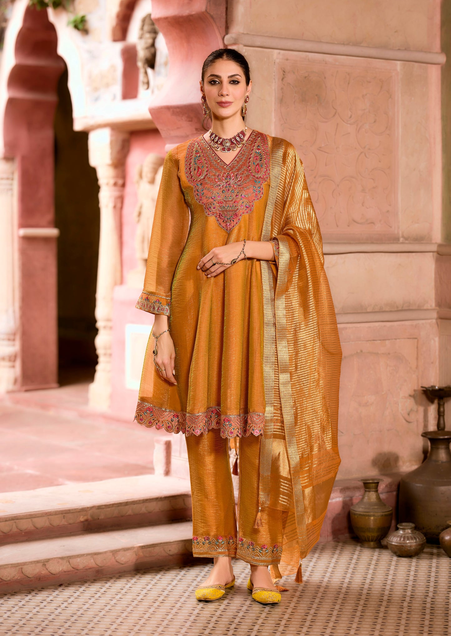 Women's Embroidered Anarkali Salwar Suits