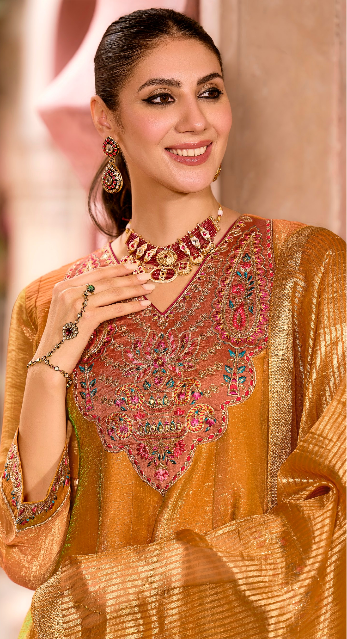 Women's Embroidered Anarkali Salwar Suits