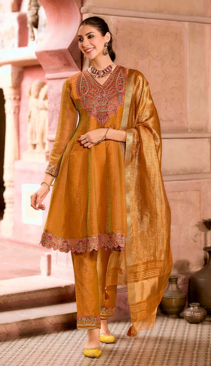 Women's Embroidered Anarkali Salwar Suits